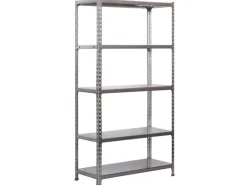 Clearance PROREGAL Schwerlastregal Big Metal Shark HxBxT 200 x 100 x 50 cm Fachlast 180 kg Verzinkt