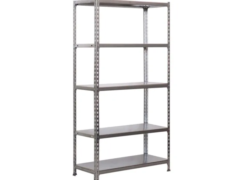 Clearance PROREGAL Schwerlastregal Big Metal Shark HxBxT 200 x 100 x 50 cm Fachlast 180 kg Verzinkt