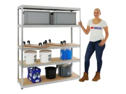 Clearance PROREGAL Schwerlastregal Giant Elephant HxBxT 180 x 150 x 45 cm Fachlast 200 kg Verzinkt