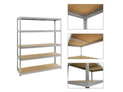 Clearance PROREGAL Schwerlastregal Giant Elephant HxBxT 180 x 150 x 45 cm Fachlast 200 kg Verzinkt