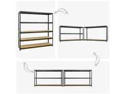 PROREGAL Schwerlastregal Giant Elephant HxBxT 180 x 180 x 45 cm Fachlast 200 kg