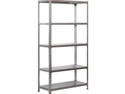 PROREGAL Schwerlastregal Big Metal Shark HxBxT 200 x 100 x 30 cm Fachlast 180 kg Verzinkt