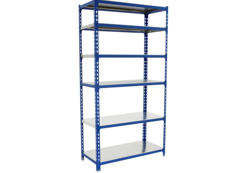 PROREGAL Schwerlastregal Giant Metal Shark HxBxT 250 x 80 x 50 cm Fachlast 180 kg Blau