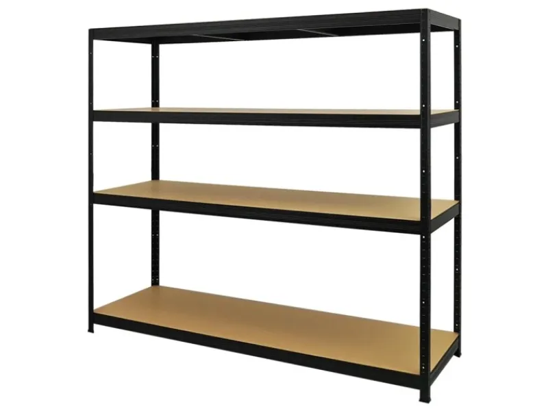 PROREGAL Schwerlastregal Giant Elephant HxBxT 160 x 180 x 60 cm Fachlast 200kg Schwarz