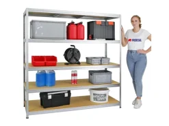 Outlet PROREGAL Schwerlastregal Giant Elephant HxBxT 180 x 180 x 60 cm Fachlast 200 kg Verzinkt