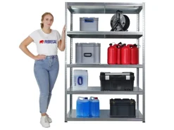 PROREGAL Schwerlastregal Steel Eagle HxBxT 180x120x60cm Fachlast 130kg Verzinkt