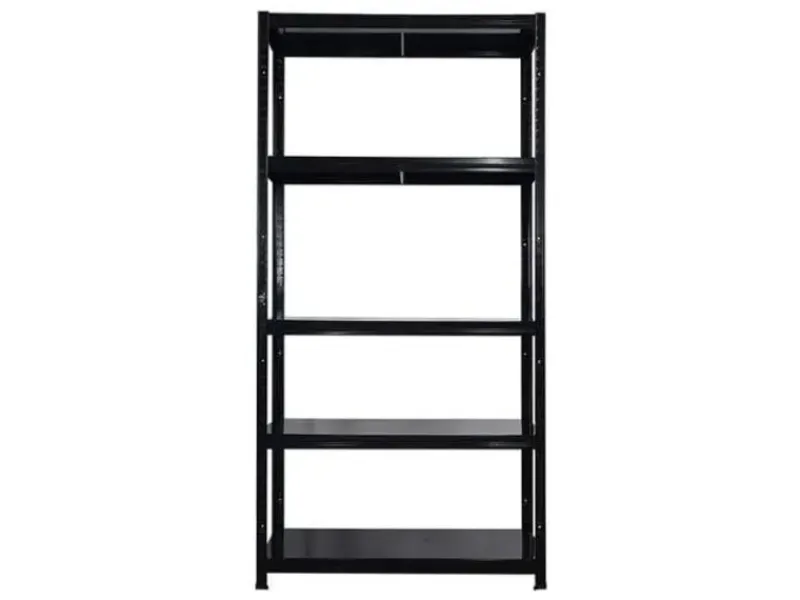 Best PROREGAL Schwerlastregal Ragnar HxBxT 180x90x40cm 5 Stahlplatten-Ebenen Fachlast 125 kg Schwarz
