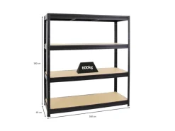 PROREGAL Schwerlastregal Dino HxBxT 180 x 160 x 60 cm Fachlast 600 kg