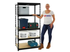 PROREGAL Schwerlastregal Tiger HxBxT 180 x 90 x 60 cm Fachlast 265 kg 5-Ebenen