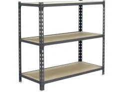 PROREGAL Schwerlastregal Baby Muli HxBxT 90 x 110 x 50 cm 3 Fachböden Fachlast 200 kg Verzinkt