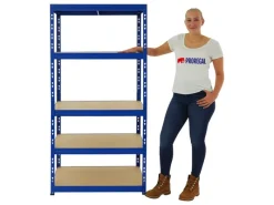 PROREGAL Schwerlastregal Tiger HxBxT 180 x 90 x 60 cm Fachlast 265 kg 5-Ebenen