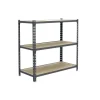 Clearance PROREGAL Schwerlastregal Baby Muli HxBxT 90 x 120 x 40 cm 3 Fachböden Fachlast 200 kg Grau