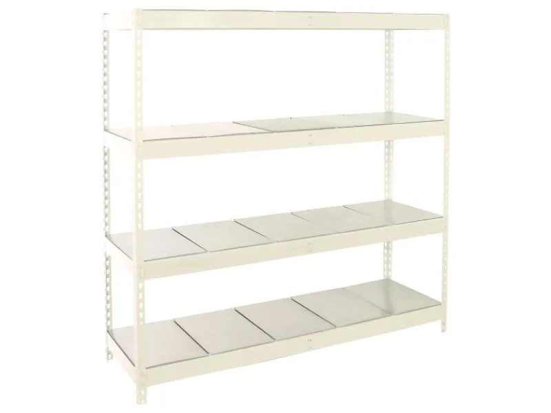 Outlet PROREGAL Schwerlastregal Metal Beast Four HxBxT 200 x 180 x 90 cm Fachlast 600 kg Weiß