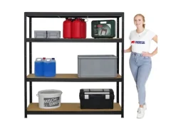 Hot PROREGAL Schwerlastregal Giant Elephant HxBxT 160 x 150 x 45 cm Fachlast 200 kg Schwarz