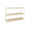 Clearance PROREGAL Schwerlastregal Wood Beast Three HxBxT 200 x 240 x 45 cm Fachlast 400 kg Weiß