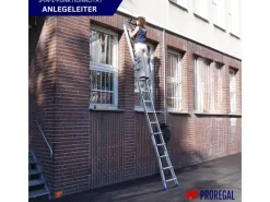 PROREGAL Sprossen-Mehrzweckleiter APOLLO 3-In-1 Aluminiumleiter 4x5 Sprossen Bis Zu 5 M Höhe 150 kg Traglast Klappleiter Stehleiter