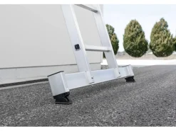 PROREGAL Sprossen-Schiebeleiter 3-Teilig mit Traverse 3 x 14 Sprossen