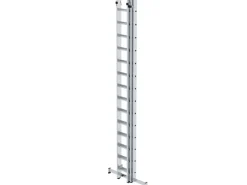 PROREGAL Sprossen-Schiebeleiter 3-Teilig mit Traverse 3 x 14 Sprossen