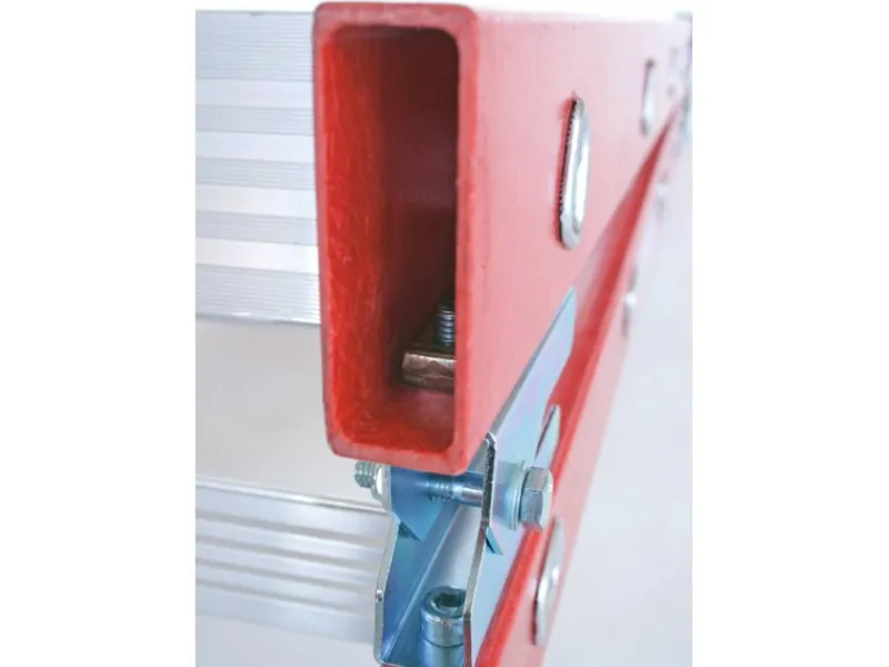 Clearance PROREGAL Stufen-Stehleiter Beidseitig Begehbar GFK & Alu 2 x 8 Stufen