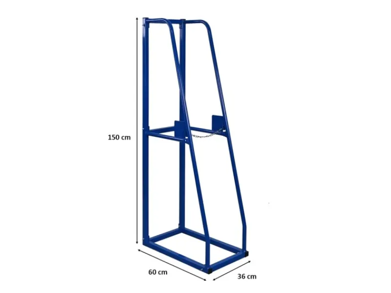 Sale PROREGAL Vertikalregal RHINO Grundregal HxBxT 150x36x60cm Blau