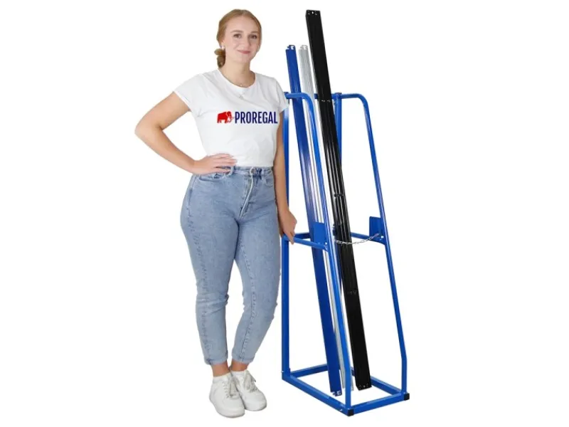 Sale PROREGAL Vertikalregal RHINO Grundregal HxBxT 150x36x60cm Blau