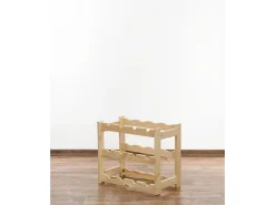 PROREGAL Weinregal Pinotwine HxBxT 38 x 43 x 25 cm 12 Flaschen Massives Kiefernholz Natur Unbehandelt