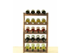 PROREGAL Weinregal Pinotwine HxBxT 70 x 43 x 25 cm 20 Flaschen Massives Kiefernholz Geölt