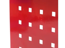 PROREGAL Werkzeugwagen HxBxT 73x90x35cm Rollwagen Werkstattwagen Rollen Handgriff 3 Ladeflächen Lochraster Stahl