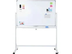 Discount PROREGAL Whiteboard HxBxT 186x160x50 cm Mobil Rollbar Inkl. Zubehör Magnettafel Memoboard Pinnwand