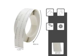 Hot PROTEKTOR Kantenprofil Rolle 30,4m Papier Weiß Fugenband Trockenbau