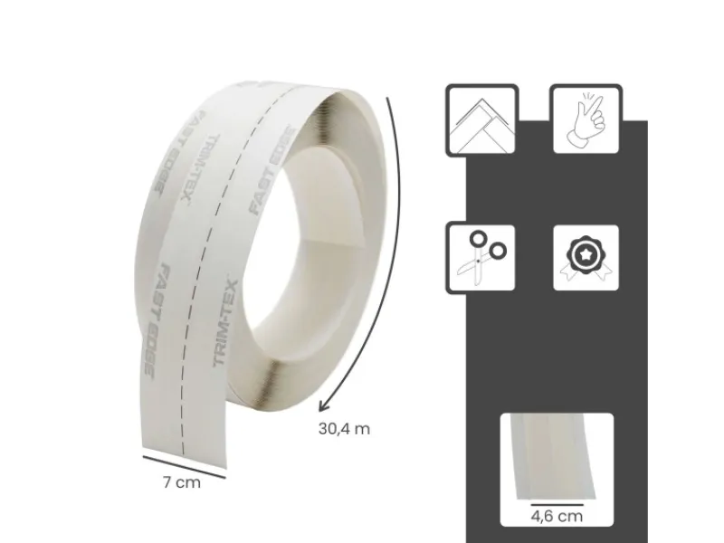 Hot PROTEKTOR Kantenprofil Rolle 30,4m Papier Weiß Fugenband Trockenbau