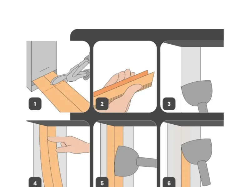 Hot PROTEKTOR Kantenprofil Rolle 30,4m Papier Weiß Fugenband Trockenbau
