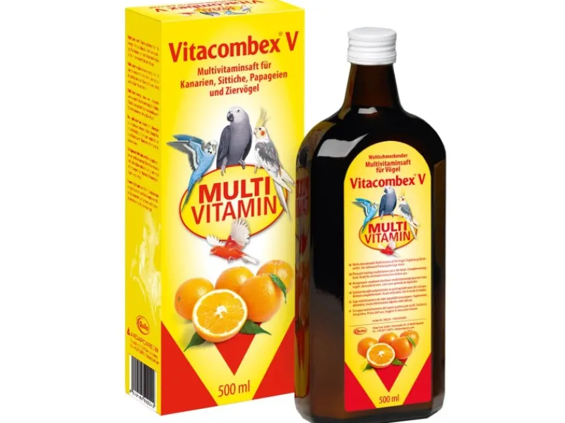 Quiko Vitacombex V Multivitaminsaft für Ziervögel 500 ml