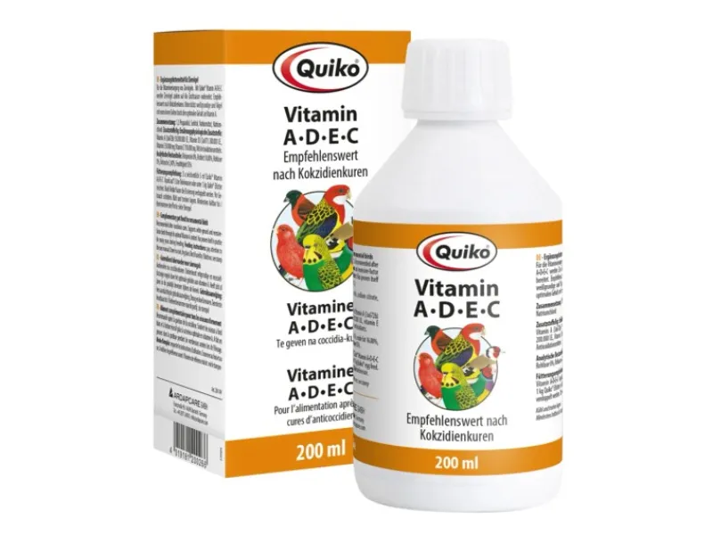Discount Quiko Vitamin A-D-E-C Vitaminversorgung für Ziervögel 200 ml