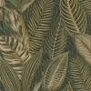 Rasch Vliestapete African Queen III Blätter Dunkelgrün 10,05 x 0,53 m