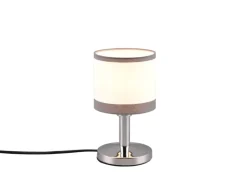 Outlet Reality Design-Tischlampe Davos 1-flammig 12 cm x 12 cm Chrom
