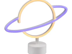 Reality LED Tischleuchte Planet 24,5 cm x 29 cm x 8,5 cm Weiß