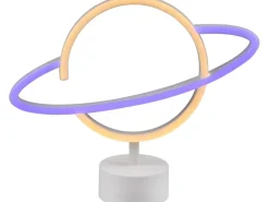 Reality LED Tischleuchte Planet 24,5 cm x 29 cm x 8,5 cm Weiß