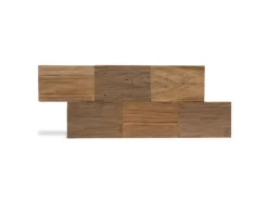 New Rebel of Styles Holzverblender UltraWood Big Square 45 cm x 20 cm Braun