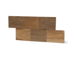 New Rebel of Styles Holzverblender UltraWood Big Square 45 cm x 20 cm Braun