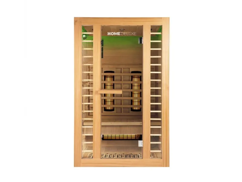 Outlet Home Deluxe Redsun Deluxe Infrarotkabine PLUS Tannenholz Natur M