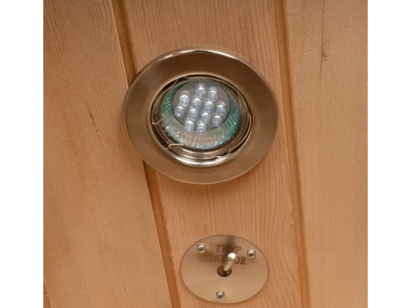 Outlet Home Deluxe Redsun Deluxe Infrarotkabine PLUS Tannenholz Natur M