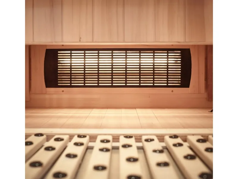 Outlet Home Deluxe Redsun Deluxe Infrarotkabine PLUS Tannenholz Natur M