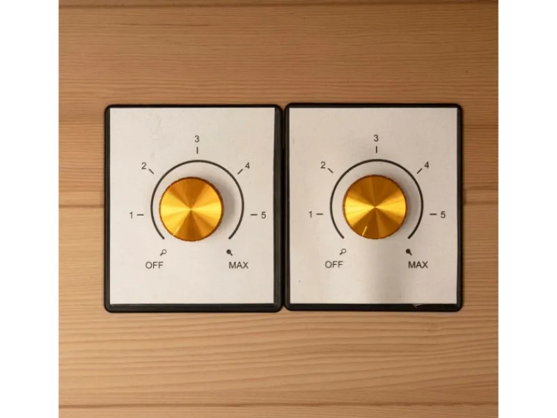 Outlet Home Deluxe Redsun Deluxe Infrarotkabine PLUS Tannenholz Natur M