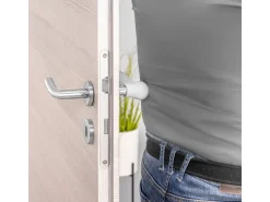 Reer Türgriffschutz HandleGuard Silikon 2 cm x 13 cm x 2 cm Grau 2 Stück
