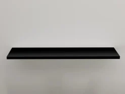 Regalboden aus Melaminbeschichteter Spanplatte 120 cm x 20 cm x 1,6 cm Schwarz