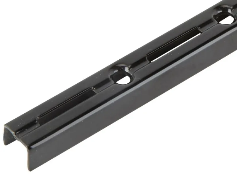 Clearance Regalschiene 100 cm bis 55 kg Schwarz