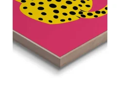 Outlet Reinders Gerahmtes Bild Cheetah Man Cave 30 cm x 20 cm Gelb