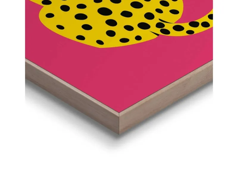 Outlet Reinders Gerahmtes Bild Cheetah Man Cave 30 cm x 20 cm Gelb