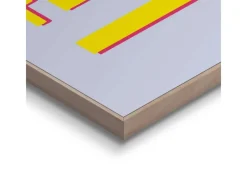 Outlet Reinders Gerahmtes Bild Dancefloor Man Cave 30 cm x 20 cm Gelb